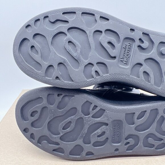 ALEXANDER MCQUEEN Hybrid Lace-up Boots BLACK/ Multi Leather Kids EU 30/ US12 - Picture 11 of 13